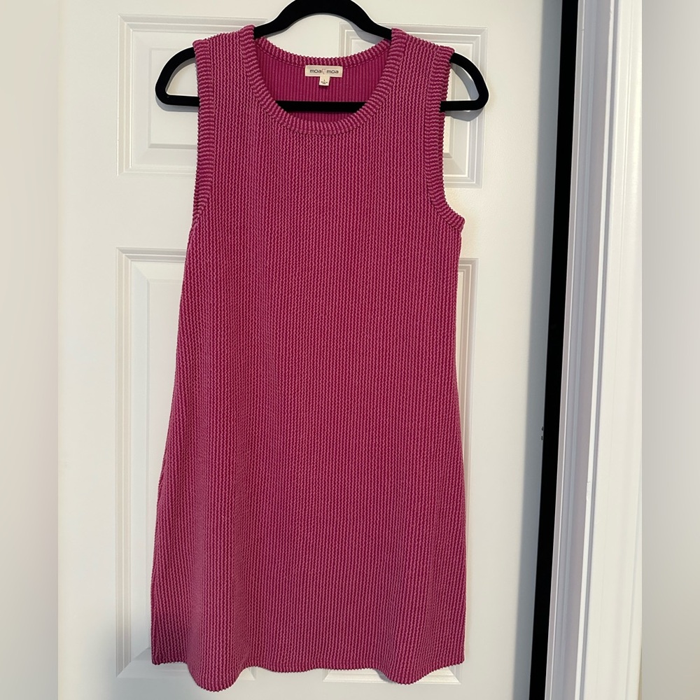 Moa Moa Fuchsia Sleeveless Dress